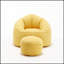 Fauteuil à billes en mousse haute pression avec repose-pieds rembourré pour un confort et une polyvalence ultimes-180387658