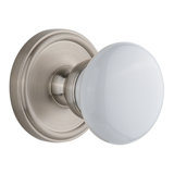 Grandeur Georgetown Rosette Double Dummy with Hyde Park Door Knob