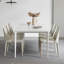 White Sintered Stone Tabletop Dining Table-2070303020