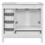 Meuble-lavabo simple 36 po avec plateau en céramique Rosine