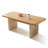 Solid wood oak rectangular dining table-763922852