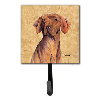 Porte-laisse vizsla et crochet mural