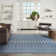 Roberge Rectangle Indoor/Outdoor Area Rug in Navy Blue