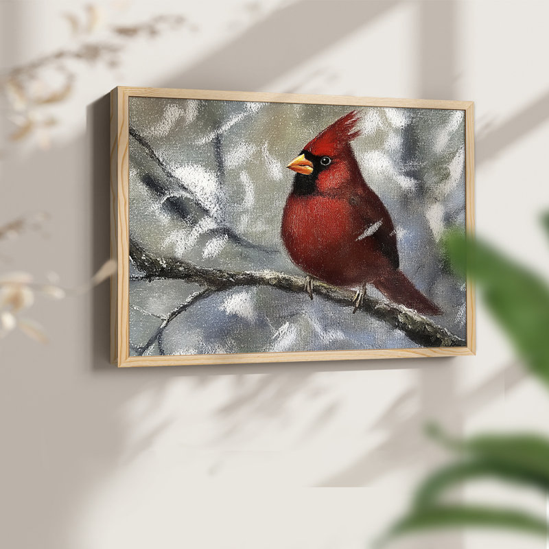 Art de Noël Chirstmas - Impression encadrée - Restickable, H 8 po x l 10 po, Naturel