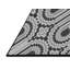 Tapis tissé à la machine noir / gris-1231077543