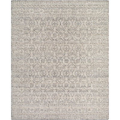 Exquisite Trellis Area Rug in Gray