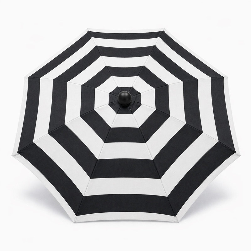 Housse de remplacement pour parasol Fleeman, Rayure noire