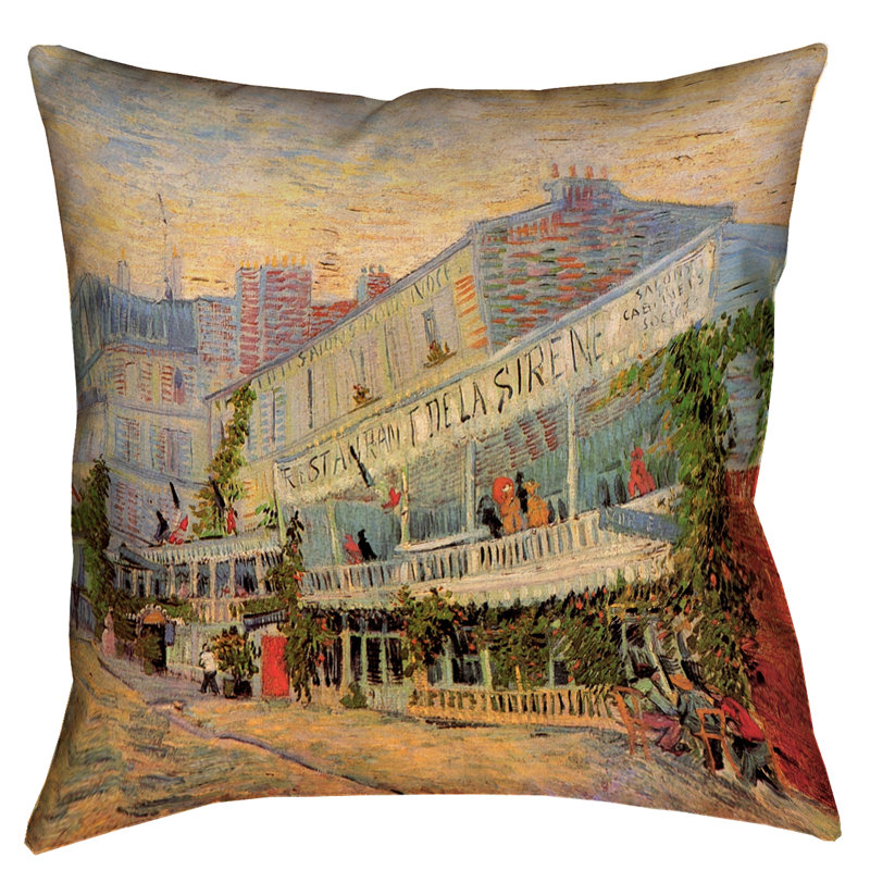 Housse de coussin en coton Vincent Van Gogh, 20 po x 20 po