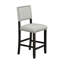Ensemble de salle à manger 5 pièces à hauteur de comptoir, table élégante classique et 4 chaises-126568708