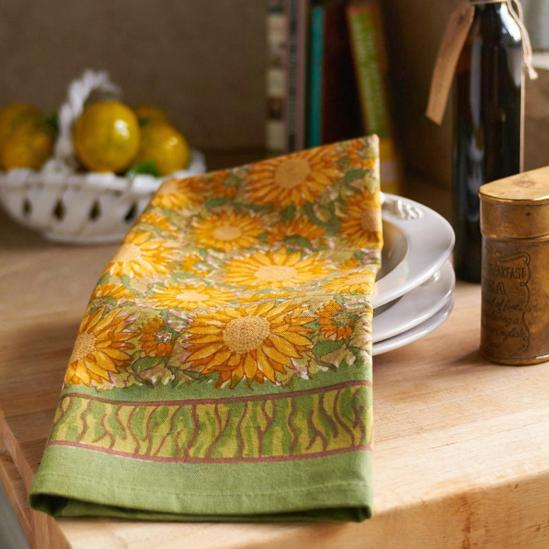 Sunflower Cotton Tea Towel Kitchen Towel