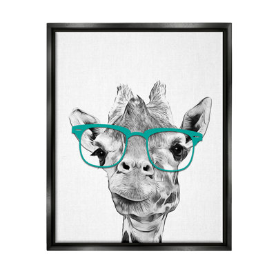 «Trinx Fun Giraffe In Glasses Animal» par Annalisa Latella