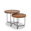 Table de bout à pieds croisés Heckson