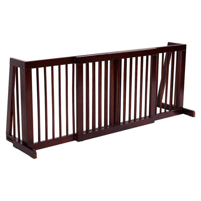 Wood Free Standing Pet Gate