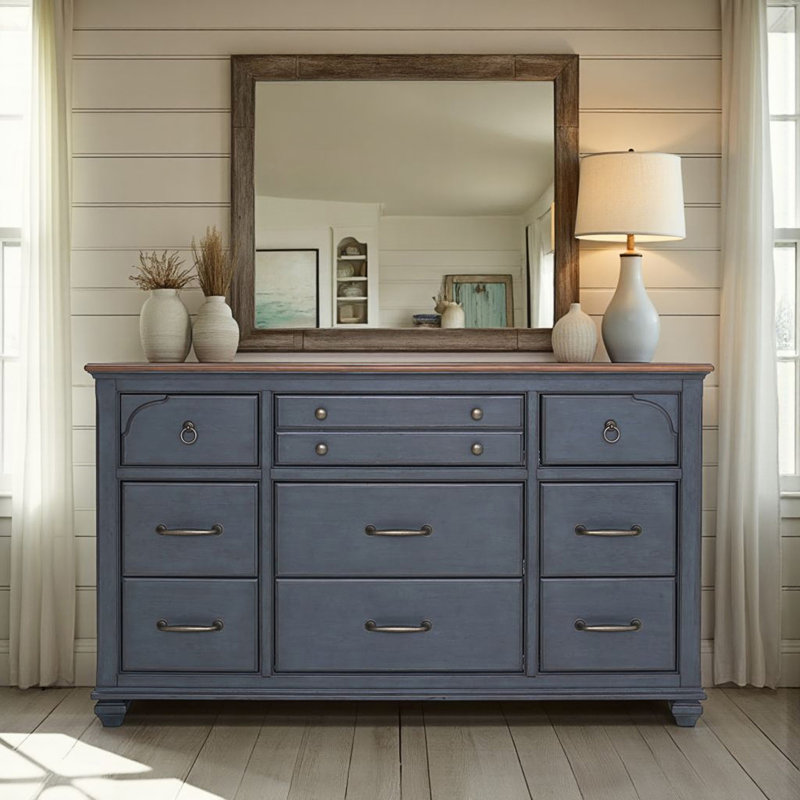 Commode 9 tiroirs, commode de chambre