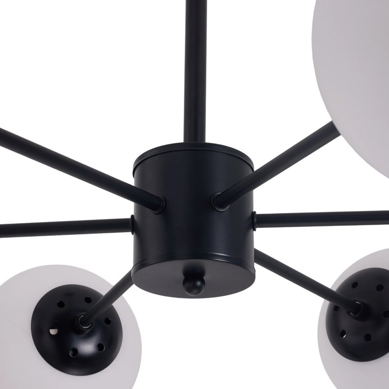 6 - Light Matte Black Pendant