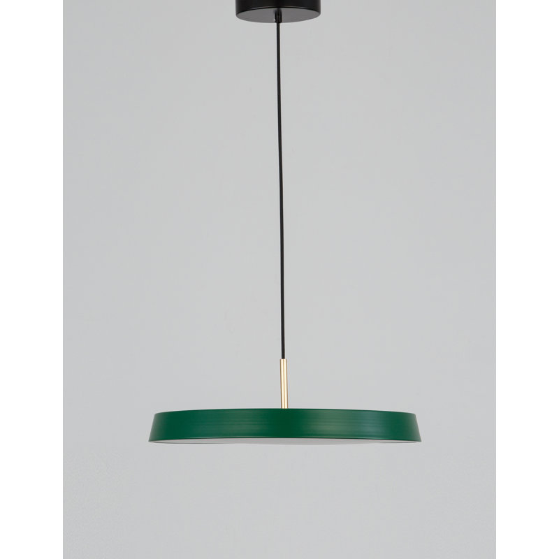 1 - Light LED Single Pendant, Green
