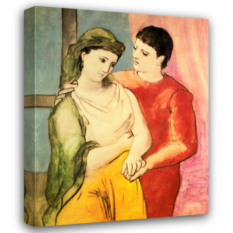 Amoureux, Jaune, H 18 po x l 14 po