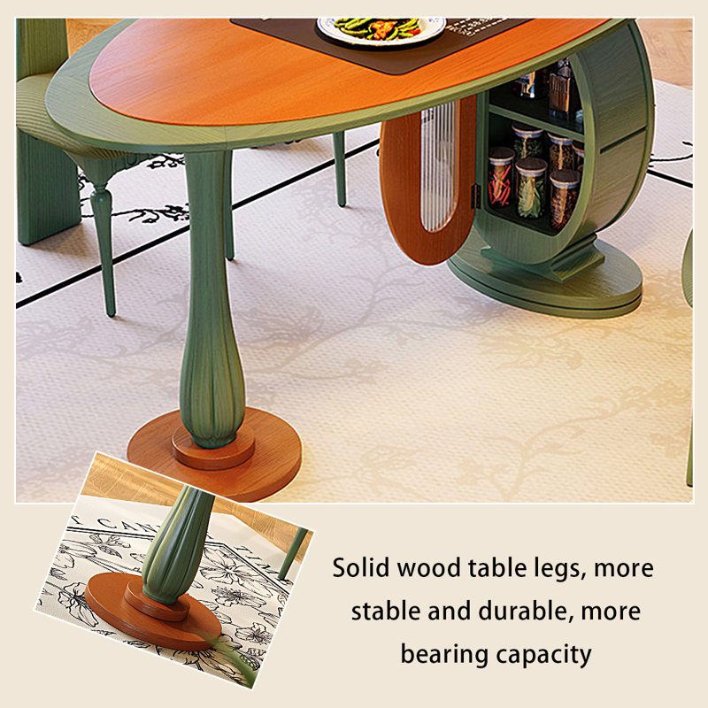 Table de salle à manger 62,99 po, H 29,53 po x L 62,99 po x l 29,53 po