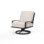 Chaise de terrasse pivotante avec coussin Sunbrella Mulcahey
