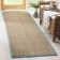 Auckland Bamboo Slat/Seagrass Natural/Teal Area Rug