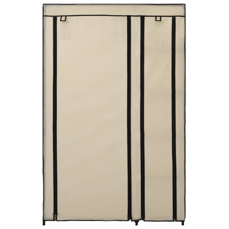 2 Door Wardrobe, Cream