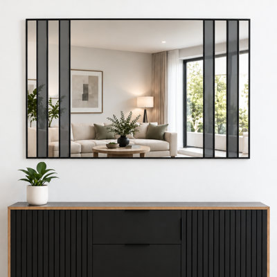 Fehzaan  Jacksonville Grey Wall Mirror 