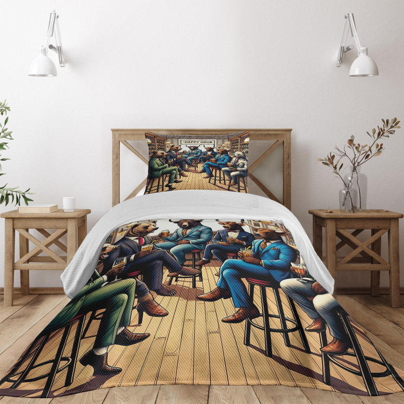 Polyester Coverlet, Twin Coverlet + 1 Standard Shams