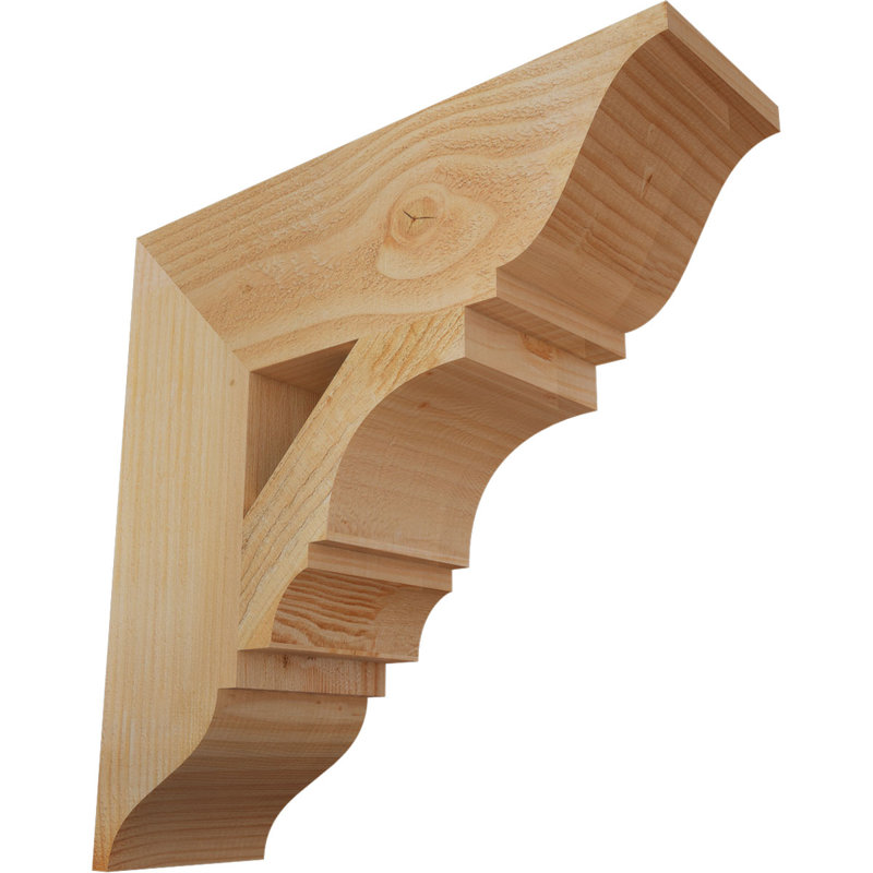 Support traditionnel Balboa, L 6 po x P 20 po x H 20 po, Sapin Douglas scié brut