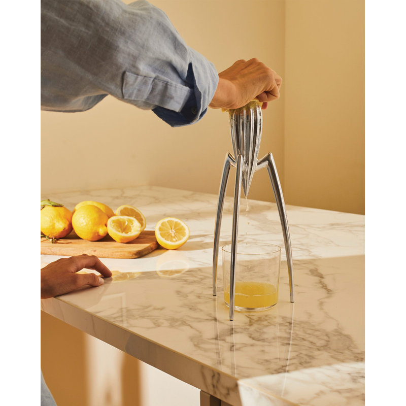 Mirror Polished Aluminum Citrus Juicer, 14 cm