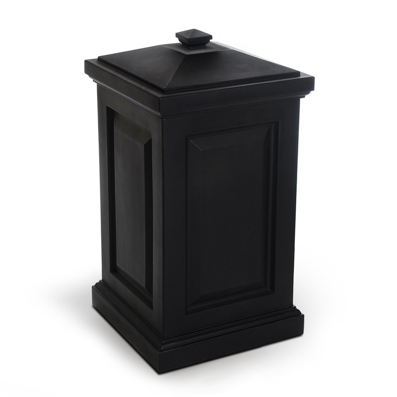 Arianda 45 Gallon Plastic Deck Box, Black