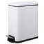 Poubelle rectangulaire étroite de 2,6 gallons, poubelle à pédale en acier inoxydable avec couvercle à fermeture douce, seau intérieur amovible à 90 ° et poubelle à contrôle des odeurs pour salle de bain, cuisine, bureau-127333621-127333626