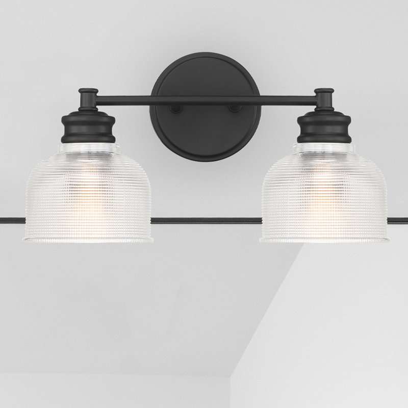 Meridian 2-Light Kenilworth in Matte Black, Matte Black