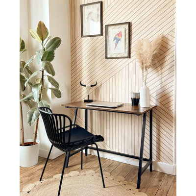 Amina Metal Base Writing Desk