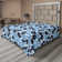 Drap plat à motif floral bohème Ambesonne