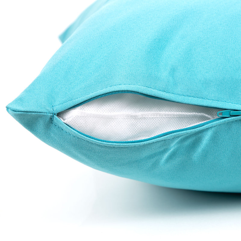 Coussin intérieur / extérieur Soleil, Turquoise