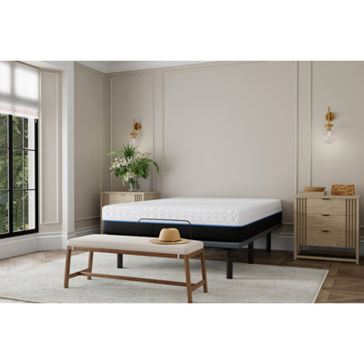 12" Queen Size Mattress With Ventilated Copper Foam And Comfort Soft Memory Phase Change Cooling Layer