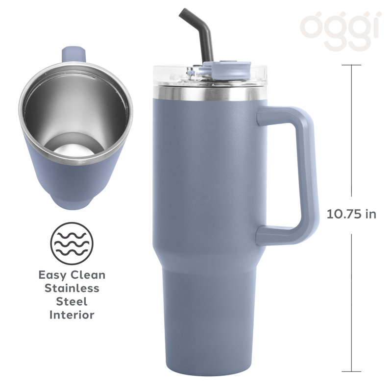 40 oz Thermal Mug w/Straw