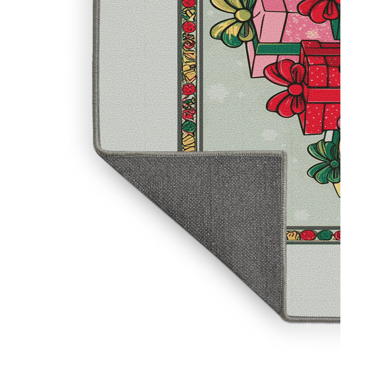 Tapis vacances de Noël The Holiday Aisle®, Rectangle 5 pi x 7 pi