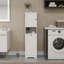 Armoire de trieur de linge inclinable - Blanc avec sacs en tissu amovibles