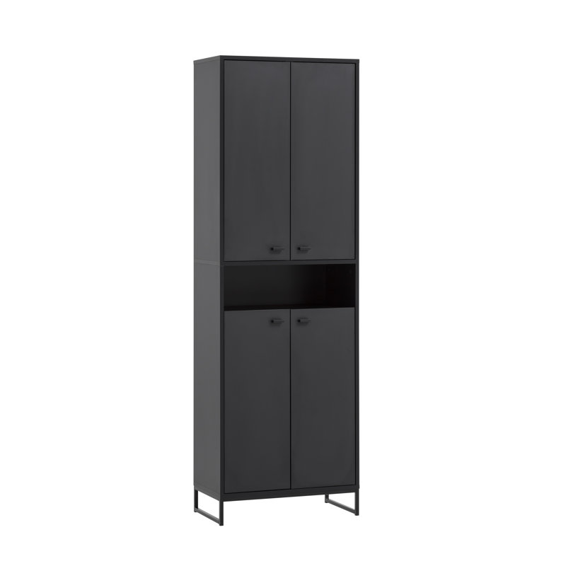 Shoe Storage Cabinet, Black
