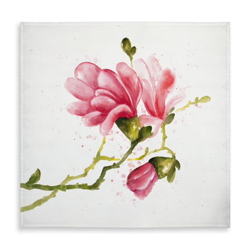 Magnolia Flowers Tablecloth | Floral Indoor Outdoor Decor