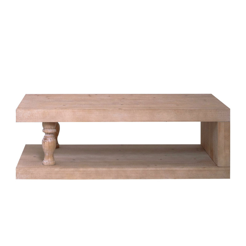  Table basse de salon en bois avec cadre