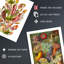 Haeckel Colourful Vintage Illustrations Plant Anemone Study - 3 Piece No Frame Print Set-353790771