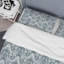 Damas gris - ensemble de housse de couette abstrait - microfibre de polyester-551028109