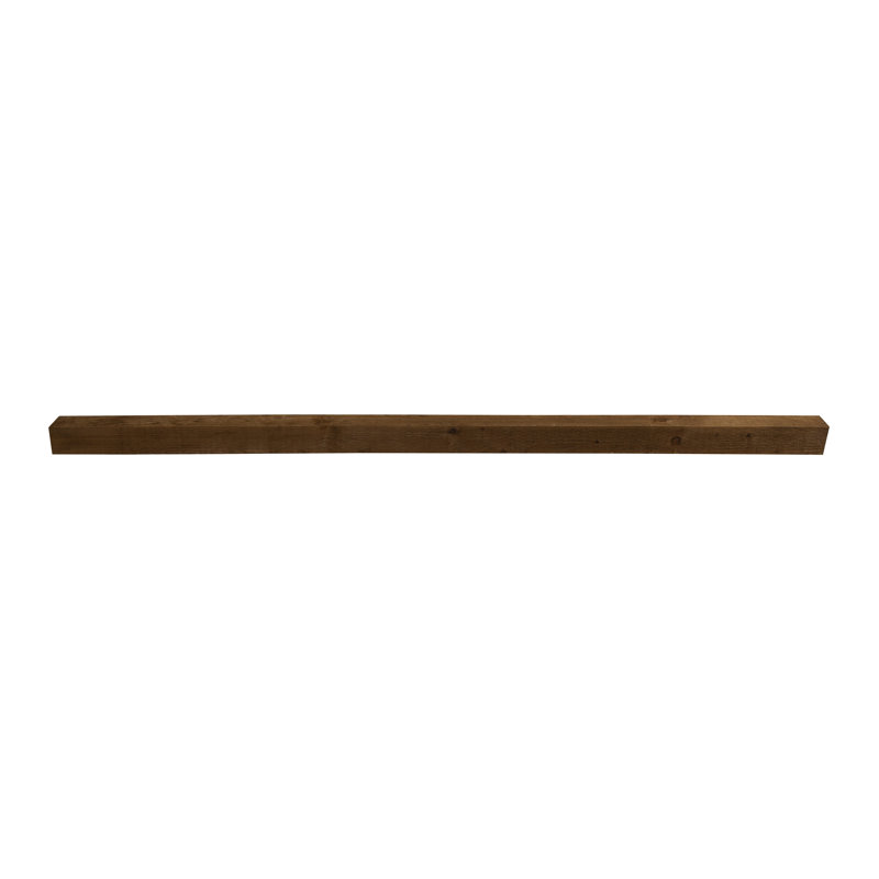 Forest Garden Rough Sawn Wood Corner Post for Posts, 210cm H x 7.5cm W x 7.5cm D