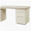 Bureau moderne en L 90 po en bois naturel avec 3 tiroirs, bureau pivotant à 360 ° en bois, bureau de direction, bureau d'angle, bureau d'étude, pour le bureau à domicile ou le salon-1546308424