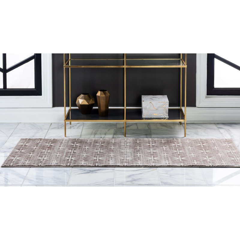 Delinah Geometric Indoor Rug, Runner 2'7" x 8'