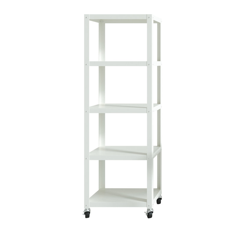 Bibliothèque 72 "à 5 tablettes, blanc