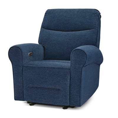 zero clearance recliner  Power Recliner Chair with Rolled Arm & USB-A/C Ports, Fabric