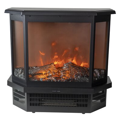 Hiawatha 22"" Freestanding Electric Fireplace -  Winston Porter, 9C16208DC9074978A82442D86FF5EB96